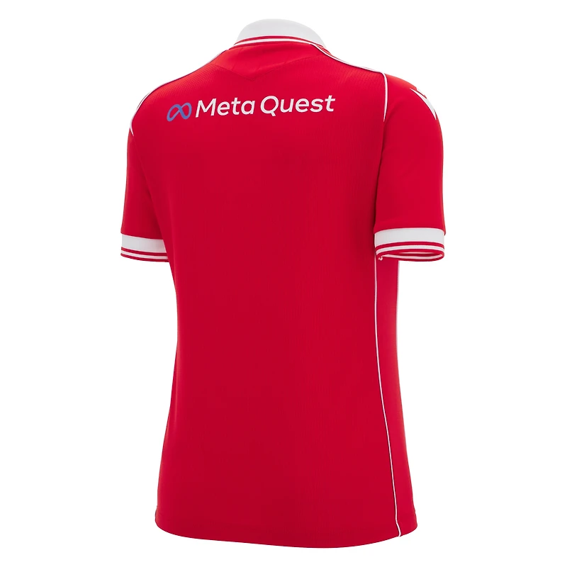 Maillot Réplique Domicile Macron Rouge Wrexham 2025/26 Femme