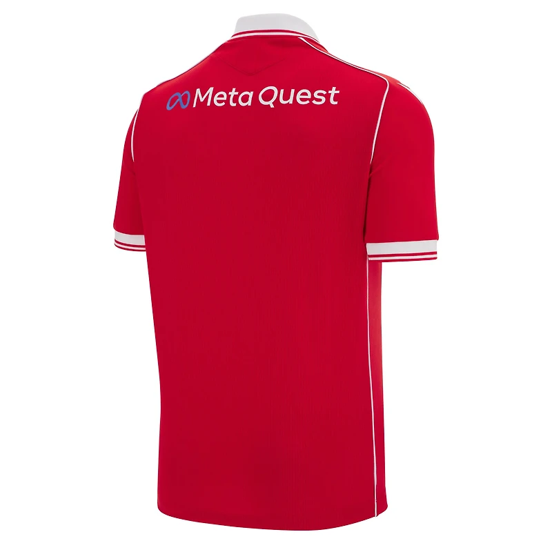 Youth Macron Red Wrexham 2025/26 Home Replica Jersey