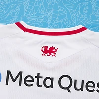 Youth Macron White Wrexham 2025/26 Third Replica Jersey