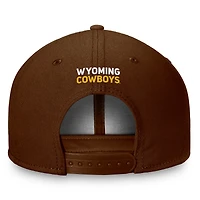 Men's Top of the World  Brown Wyoming Cowboys Slider 2 Snapback Hat