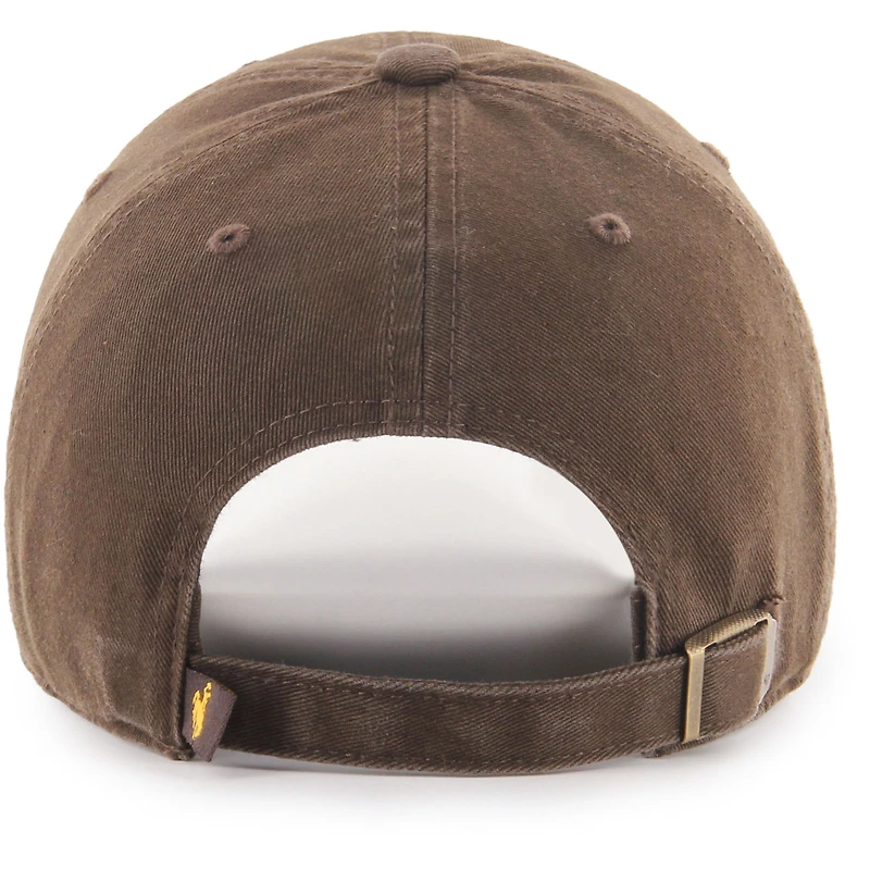 Men's '47 Brown Wyoming Cowboys Clean Up Adjustable Hat