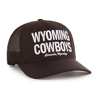 Casquette trucker ajustable Wyoming Cowboys marron '47 pour homme
