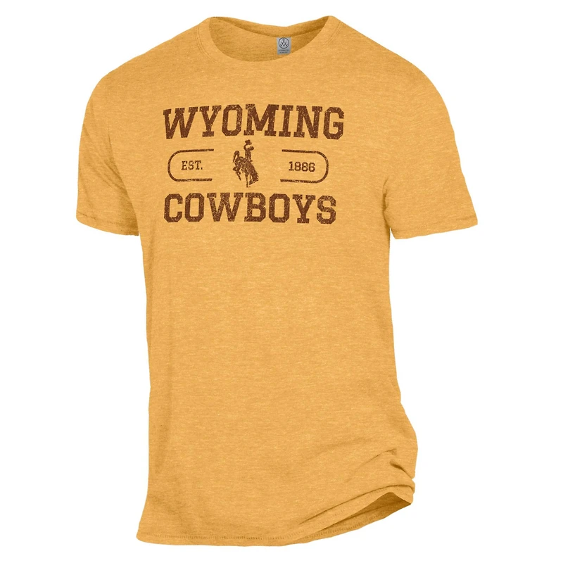 T-shirt The Keeper pour homme, couleur or chiné, des Cowboys du Wyoming