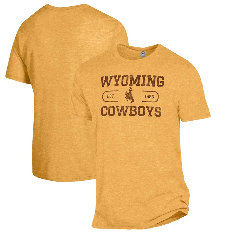 T-shirt The Keeper pour homme, couleur or chiné, des Cowboys du Wyoming