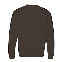 Sweat-shirt polaire marron Wyoming Cowboys pour homme, col rond, motif vacances