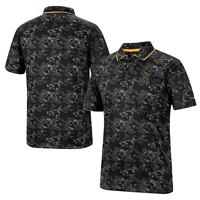 Polo Speedman des Cowboys du Wyoming Colosseum noir pour homme
