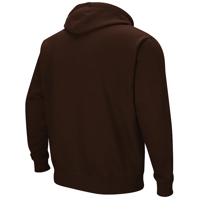 Colosseum Brown Wyoming Cowboys Arch and Logo Pull à capuche pour hommes
