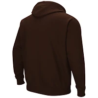 Colosseum Brown Wyoming Cowboys Arch and Logo Pull à capuche pour hommes