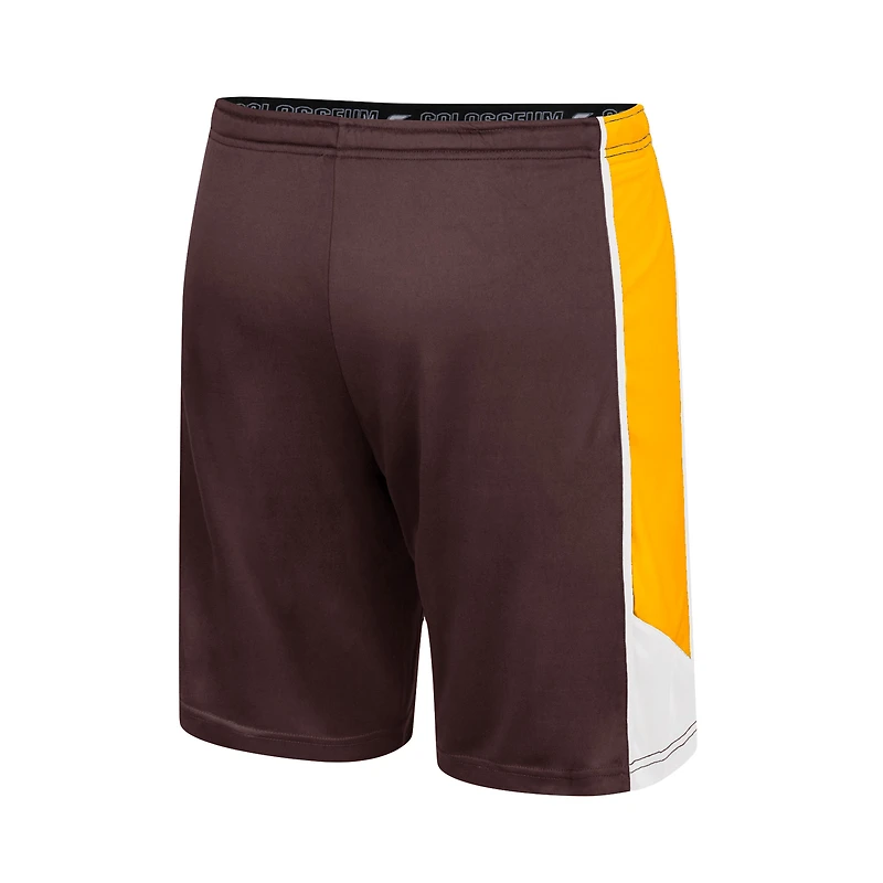 Short Colosseum Brown Wyoming Cowboys Haller pour homme