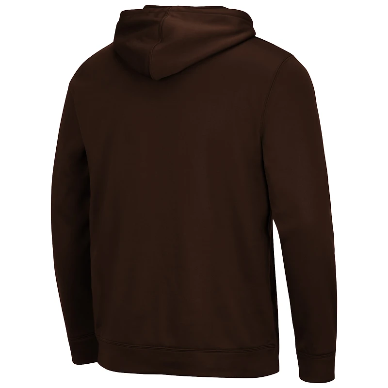 Men's Colosseum Brown Wyoming Cowboys Lantern Pullover Hoodie