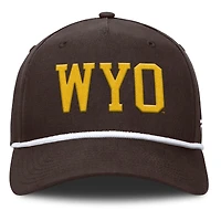 Men's Fanatics  Brown Wyoming Cowboys Foul Ball Rope Adjustable Hat