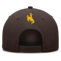 Men's Fanatics  Brown Wyoming Cowboys Foul Ball Rope Adjustable Hat