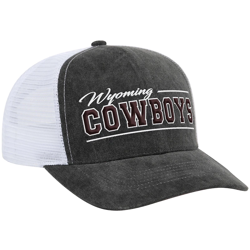 Unisex Colosseum  Gray Wyoming Cowboys Billy 2400 Adjustable Trucker Hat
