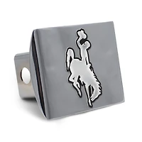 WinCraft Wyoming Cowboys Premium Metal Chrome Hitch Cover