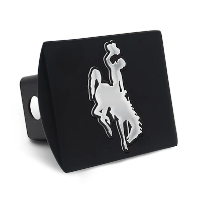 Housse d'attelage WinCraft Wyoming Cowboys en métal chromé de qualité supérieure avec logo
