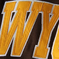 Sweat à capuche zippé intégral Stadium Athletic Wyoming Cowboys pour femme, marron