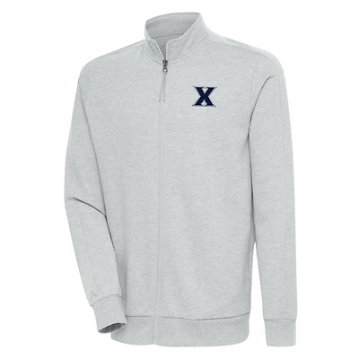 Veste zippée intégrale Xavier Musketeers Antigua Heather Grey pour homme