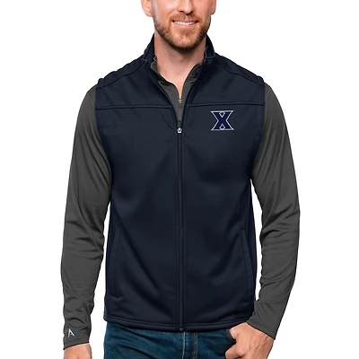 Gilet de golf zippé Xavier Musketeers Links pour homme, bleu marine Antigua