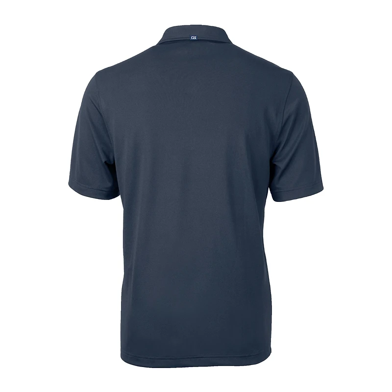 Men's Cutter & Buck Navy Xavier Musketeers Virtue Eco Pique Recycled Polo