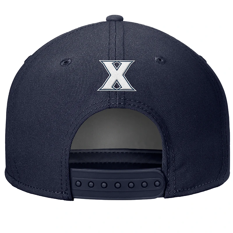 Men's Nike Navy Xavier Musketeers Rise Adjustable Hat