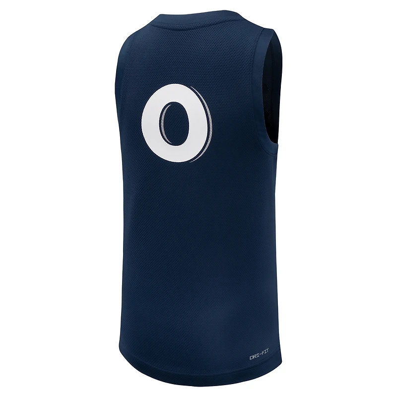 Maillot de basket-ball réplique l'équipe Xavier Musketeers Nike #0 bleu marine pour jeune