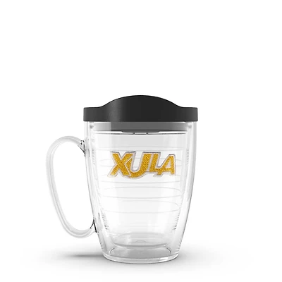 Ruée vers l'or de l'Université Tervis Xavier de Louisiane 16oz. Gobelet classique emblème