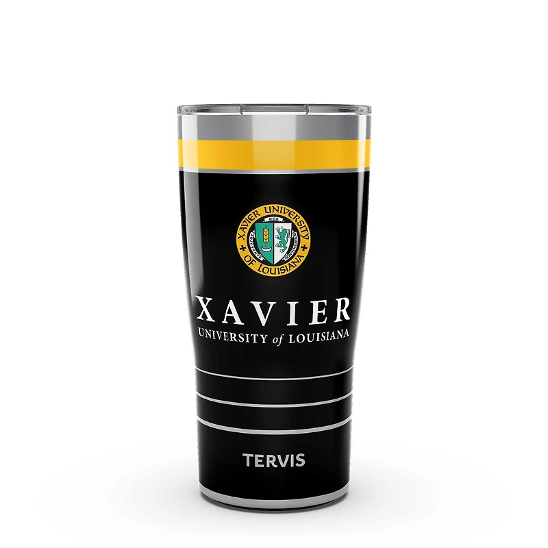 Tervis Xavier Université de Louisiane Ruée vers l'or 20oz. Gobelet en acier inoxydable MVP