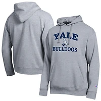 Men's Champion  Heather Gray Yale Bulldogs Team Hoodie