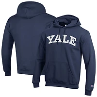 Men's Champion  Navy Yale Bulldogs Basic Arch Fleece Pullover Hoodie