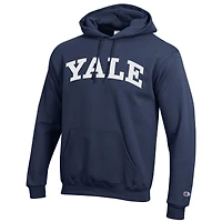 Men's Champion  Navy Yale Bulldogs Basic Arch Fleece Pullover Hoodie