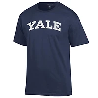 Men's Champion  Navy Yale Bulldogs Basic Arch T-Shirt