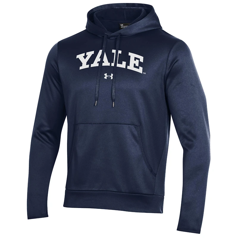 Men's Under Armour Navy Yale Bulldogs All Day Fleece Pullover Hoodie