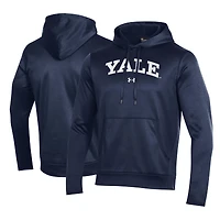 Men's Under Armour Navy Yale Bulldogs All Day Fleece Pullover Hoodie