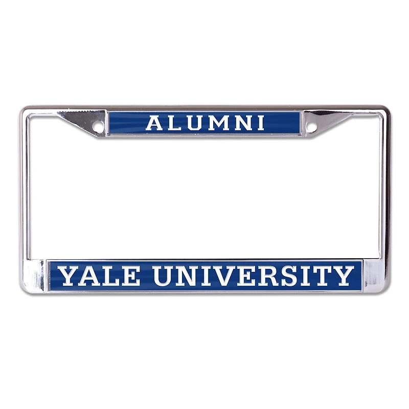 Cadre de plaque d'immatriculation WinCraft Yale Bulldogs S/L Alumni