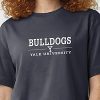 Women's Champion  Navy Yale Bulldogs Waist Length Wordmark T-Shirt