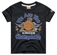 Youth Homage Charcoal New York Knicks x Queen 2026 NBA Finals Champions Tri-Blend T-Shirt