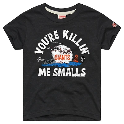 Youth Homage Charcoal San Francisco Giants x The Sandlot Tri-Blend T-Shirt