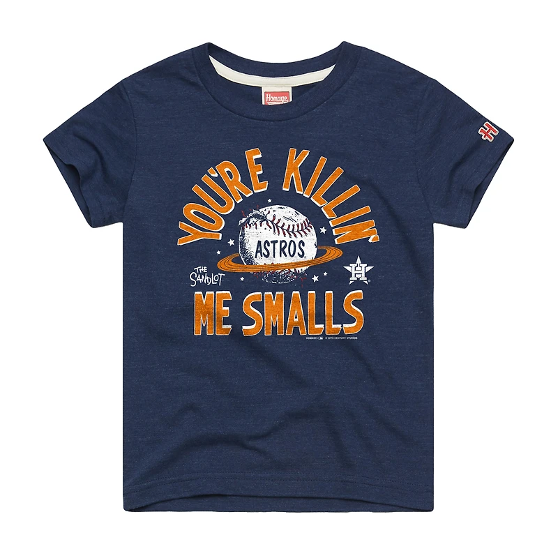 T-shirt Youth Homage Navy Houston Astros x The Sandlot Tri-Blend