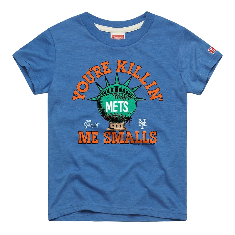 Youth Homage Royal New York Mets x The Sandlot Tri-Blend T-Shirt