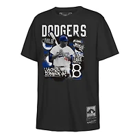 T-shirt Mitchell & Ness Jackie Robinson noir Brooklyn Dodgers Cooperstown Star Moment pour jeunes