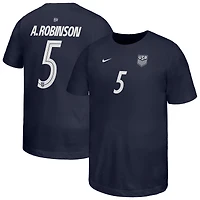 T-shirt Nike pour enfant Antonee Robinson bleu marine USMNT extérieur avec nom et numéro