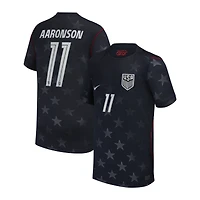 Maillot réplique Nike Brenden Aaronson bleu USMNT extérieur 2026/27 pour jeunes