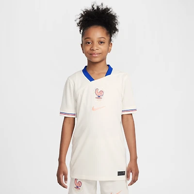 Youth Nike Cream France Women's National Team 2025/26 Away Replica Jersey