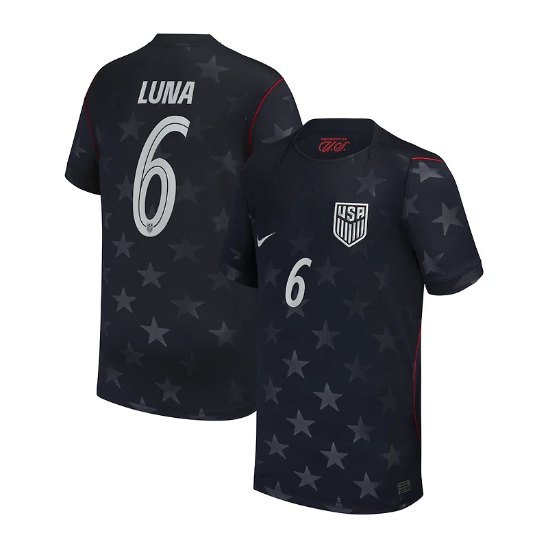 Maillot réplique Nike Diego Luna bleu USMNT extérieur 2026/27 pour jeunes