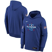 Sweat à capuche Therma-FIT Nike Rush bleu pour enfant, édition spéciale Ligue américaine 2026 du match des étoiles de la MLB