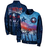 Veste universitaire légère premium à boutons-pression Youth Outerstuff Navy 2026 NBA All-Star Game