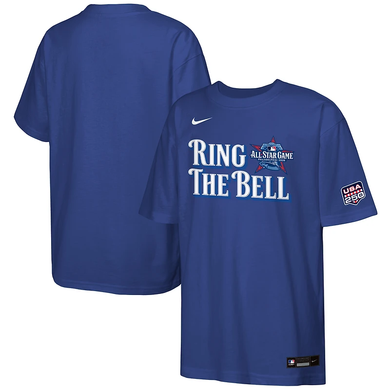 T-shirt de travail Outerstuff Rush Blue Youth 2026 MLB All-Star Game Early Work