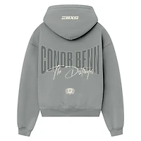 Sweat à capuche gris pour homme Conor Benn Destroyer