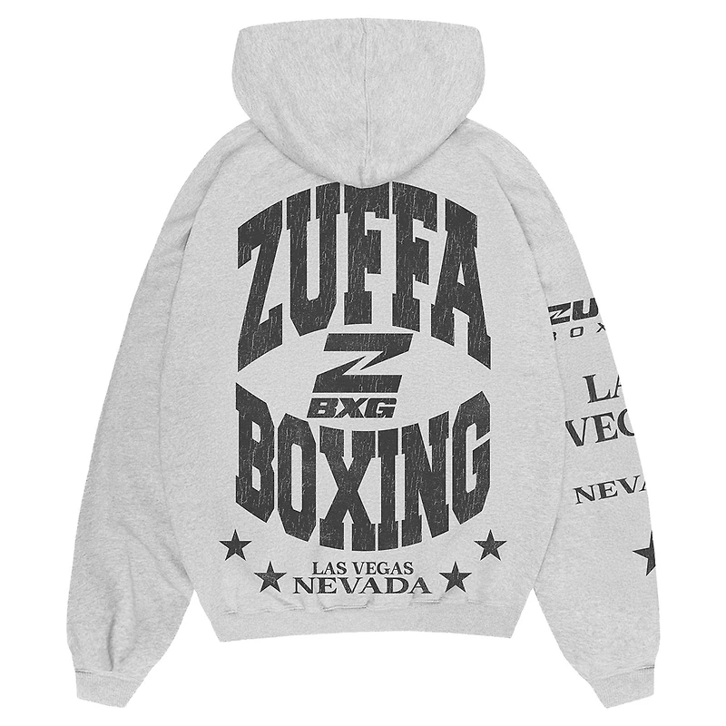Men's White Zuffa Boxing Headliner Hoodie