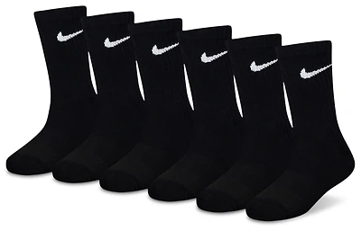 Nike 6 Pack Dri-FIT Performance Basic Crew Socks - Boys' Preschool